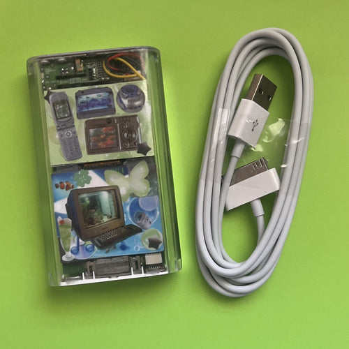 Clear Deco iPod Mini Second Gen, 256GB 24hr+ Battery