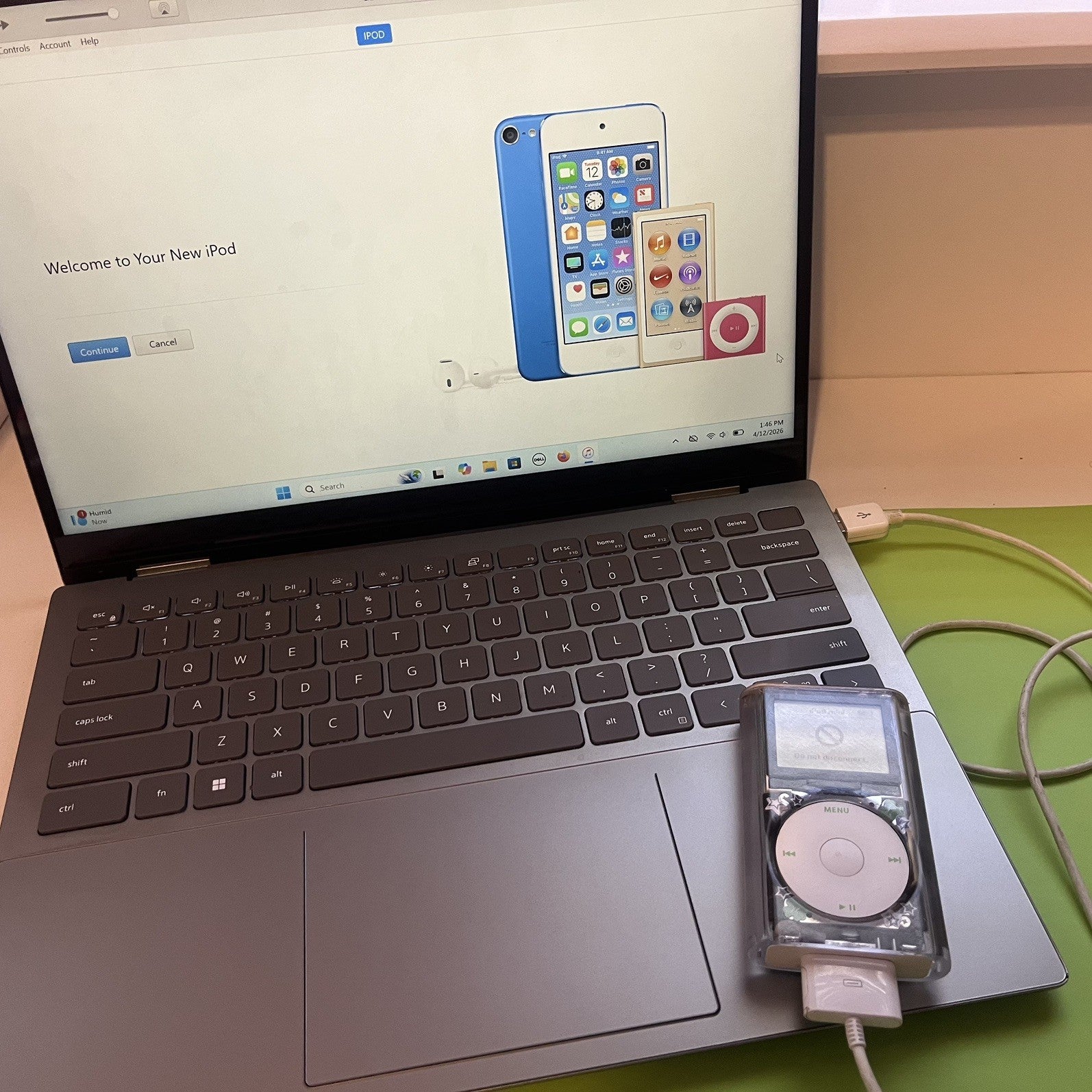 Clear Deco iPod Mini Second Gen, 256GB 24hr+ Battery